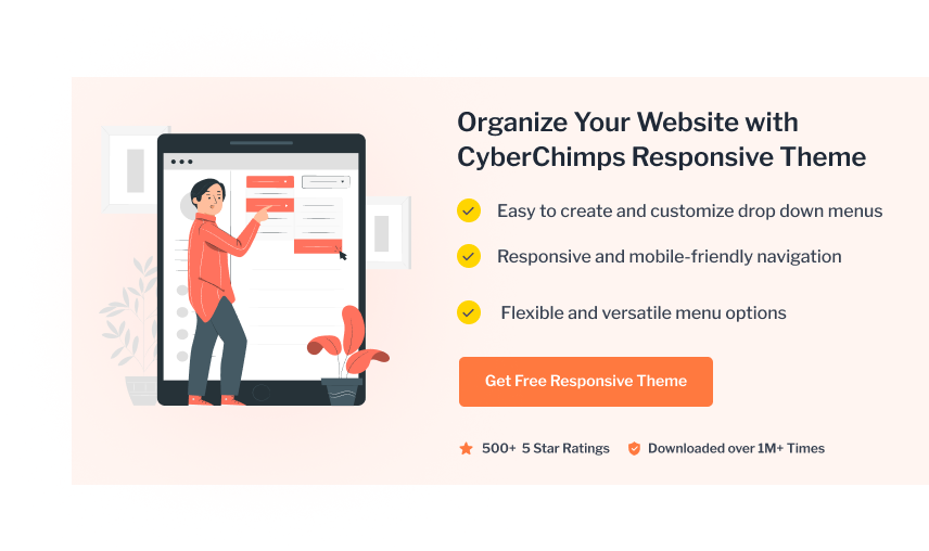 Organize your website with CyberChimps Responsive Theme